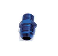 Picture of AN Male - Metric Male - Nipple Adapter - Blue Aluminum