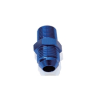Picture of AN Male - BSP Male - Nipple adapter - Blue alu