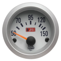 Picture of Autogauge Oil Temperature Meter - White