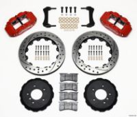 Picture of BMW E36 Narrow Superlite 6R brake kit w / holes - RED
