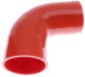 Picture of 90 Degree Silicone Bend - Red 2½ "- 63mm.