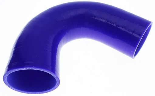 Picture of 135 Degree Silicone Bend - Blue 3 "- 76mm.