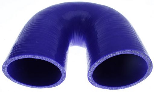 Picture of 180 Degree Silicone Bend - Blue 2 "- 51mm.