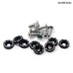 Picture of 8 x M6x20 Steel bolts + Washers  - Black