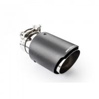 Picture of 2.5" inlet to 3.5" outlet - Stainless steel and carbon fiber tailpipe