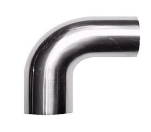 Picture of 18 x 1.5mm. stainless tube bend - 90 degrees - 316L