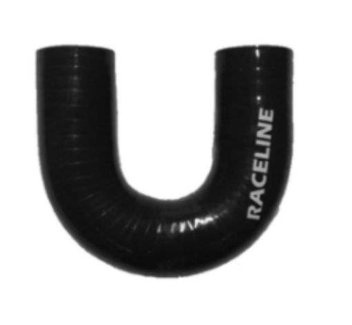 Picture of 180 Degree Silicone Bend - Black - 2,35" / 60mm.