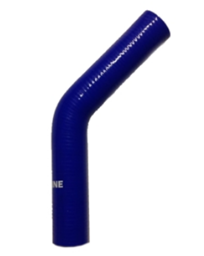 Picture of 1,25'' / 32mm. - 45 Degree Silicone Bend - Blue