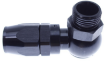 Picture of AN10 (7/8"-14 UNF) - > AN10 hose - 90gr. Black  - PTFE fitting - Banjo fit