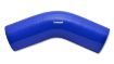 Picture of Vibrant 3.25in I.D. x 4in Long Gloss Blue Silicone 45 Degree Elbow