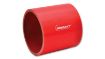 Picture of Vibrant 4 Ply Reinforced Silicone Straight Hose Coupling - 1in I.D. x 3in long (RED)