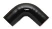 Picture of Vibrant 4 Ply Reinforced Silicone Elbow Connector - 2in I.D. - 90 deg. Elbow (BLACK)