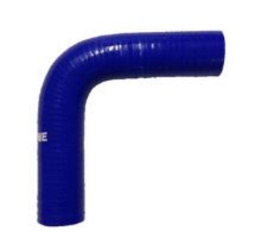 Picture of 0,86'' / 22mm. - 90 Degree Silicone Bend - Blue