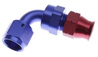 Picture of 90degrees. AN fitting - Tube To female Adapter AN-8 - Red / Blue - 1/2" (12,7mm.)