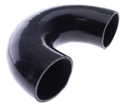 Picture of 180 Degree Silicone Bend - Black 3 "- 76mm.