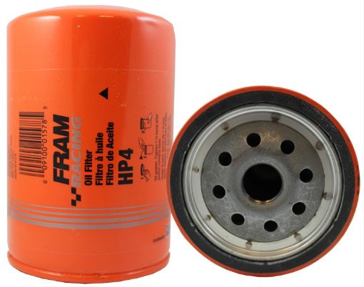 Picture of Fram HP Series Oil Filters HP4 - Thread Size: 13/16 in.-16