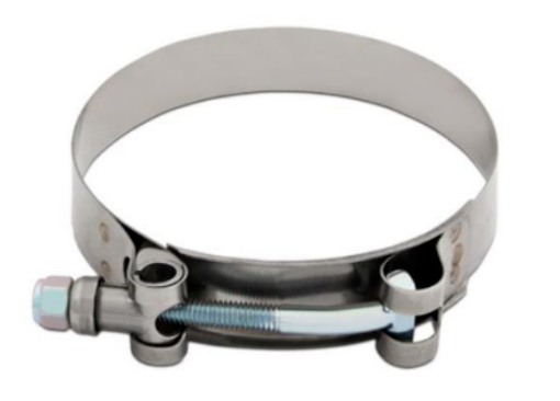 Picture of T-bolt stainless clamp 2,75"