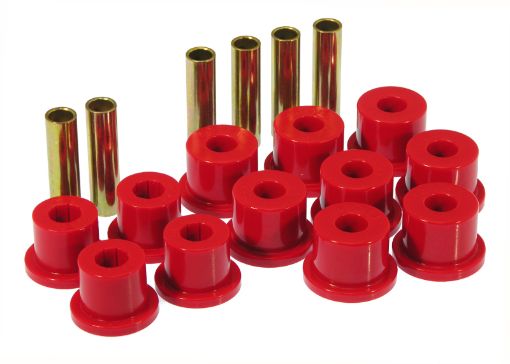 Picture of Prothane 73 - 87 GM Rear Spring Shackle Bushings (w 1.75in Bushings) - Red