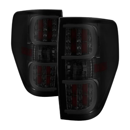 Picture of xTune Ford F150 09 - 14 LED Tail Lights - Black ALT - ON - FF15009 - LBLED - SM