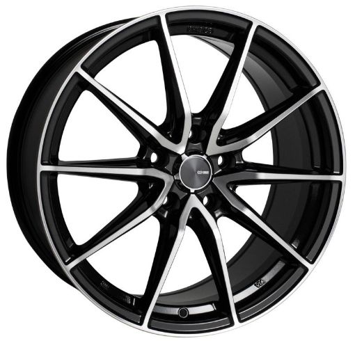 Picture of Enkei DRACO 17x7.5 5x114.3 45mm Offset 72.6mm Bore Black Machined Wheel