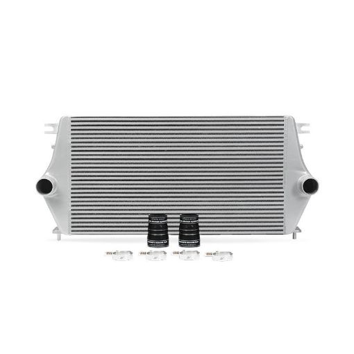 Picture of Mishimoto 16 - 19 Nissan Titan XD 5.0L Cummins Intercooler (Silver)