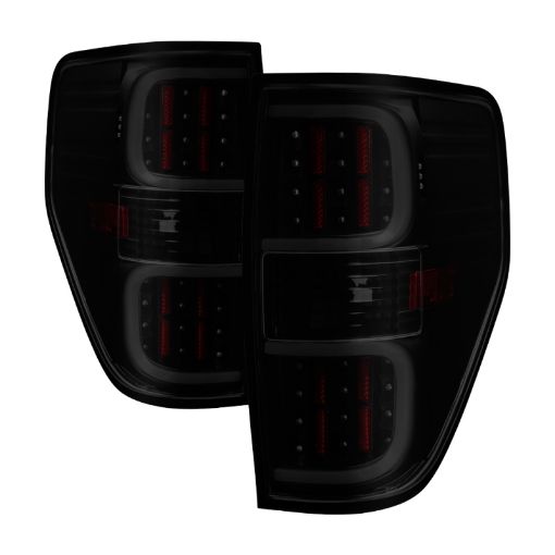 Picture of xTune Ford F150 09 - 14 LED Tail Lights - Black ALT - ON - FF15009 - LBLED - BSM