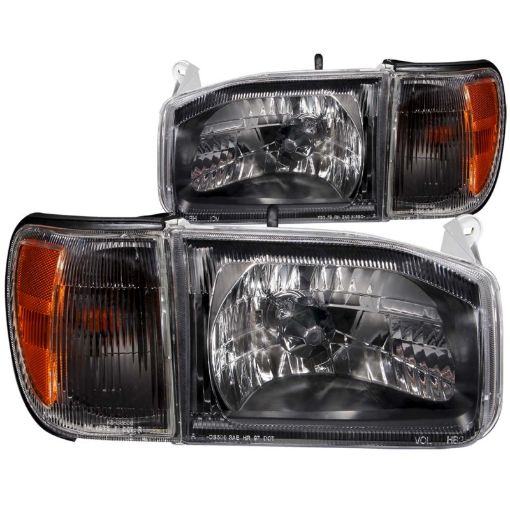 Picture of ANZO 1999 - 2004 Nissan Pathfinder Crystal Headlights Black