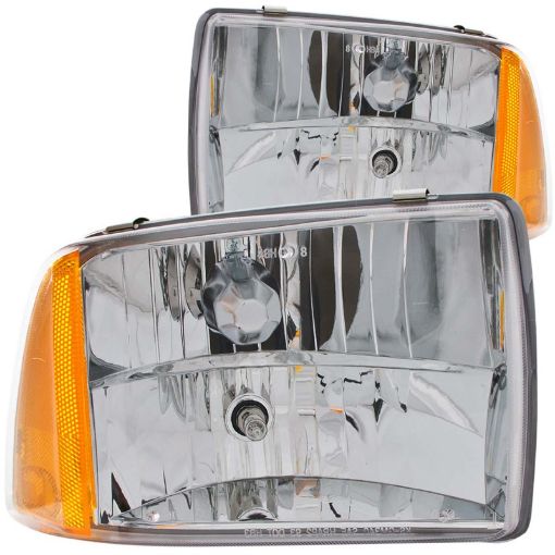 Picture of ANZO 1995 - 1997 Chevrolet Blazer Crystal Headlights Chrome 1pc