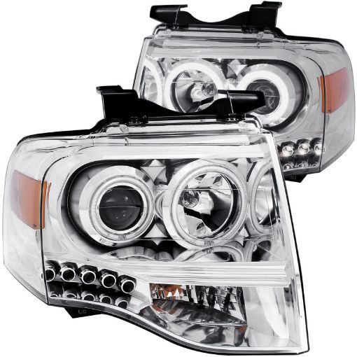 Picture of ANZO 2007 - 2014 Ford Expedition Projector Headlights Chrome