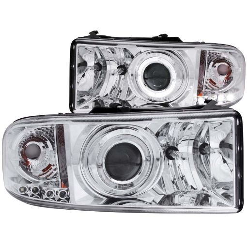 Picture of ANZO 1994 - 2001 Dodge Ram Projector Headlights w Halo Chrome