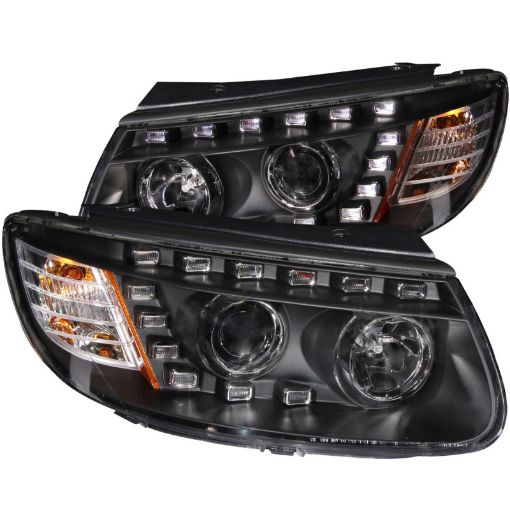 Picture of ANZO 2007 - 2007 Hyundai Santa Fe Projector Headlights w LED Black