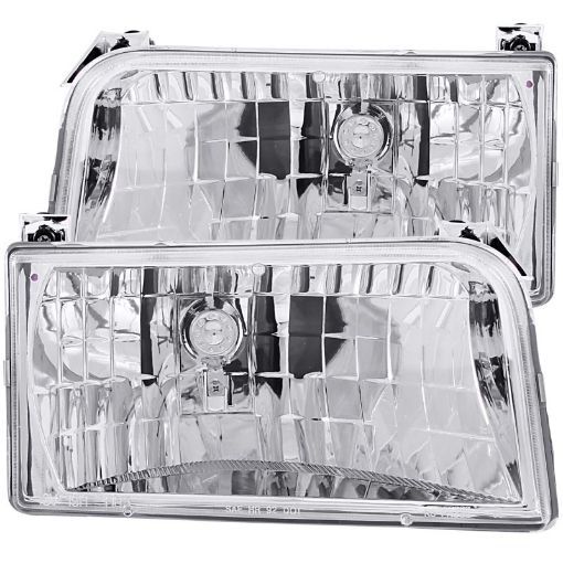 Picture of ANZO 1992 - 1996 Ford F - 150 Crystal Headlights Chrome