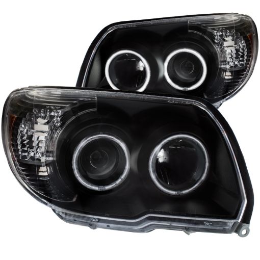 Picture of ANZO 2006 - 2009 Toyota 4Runner Projector Headlights w Halo Black