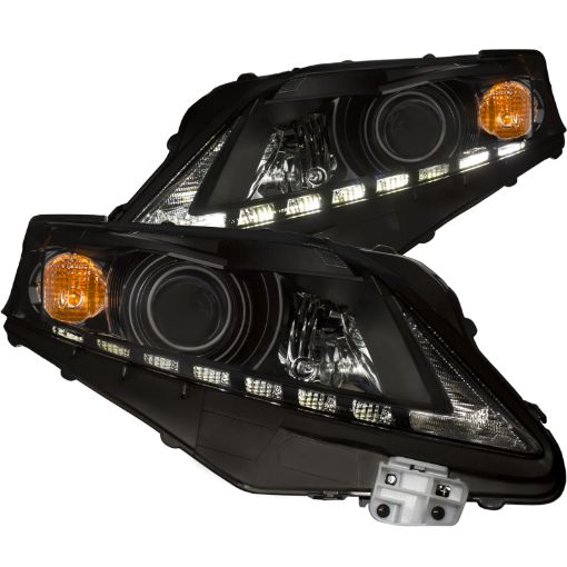 Picture of ANZO 2010 - 2012 Lexus Rx350 Projector Headlights w U - Bar Black