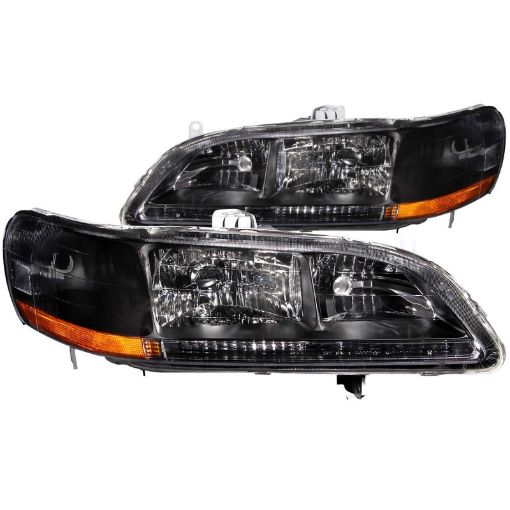 Picture of ANZO 1998 - 2002 Honda Accord Crystal Headlights Black