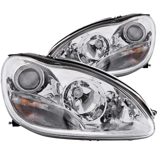 Picture of ANZO 2000 - 2005 Mercedes Benz S Class W220 Projector Headlights Chrome