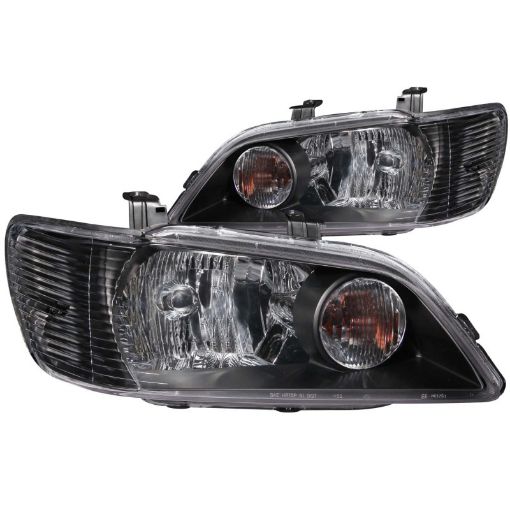 Picture of ANZO 2002 - 2003 Mitsubishi Lancer Crystal Headlights Black