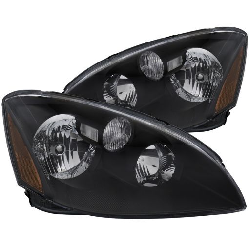 Picture of ANZO 2002 - 2004 Nissan Altima Crystal Headlights Black