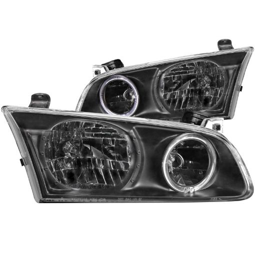 Picture of ANZO 2000 - 2001 Toyota Camry Crystal Headlights w Halo Black