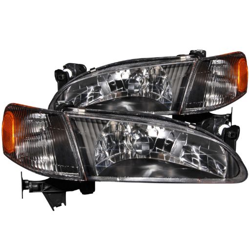 Picture of ANZO 1998 - 2000 Toyota Corolla Crystal Headlights Black