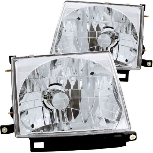 Picture of ANZO 1997 - 2000 Toyota Tacoma Crystal Headlights Chrome