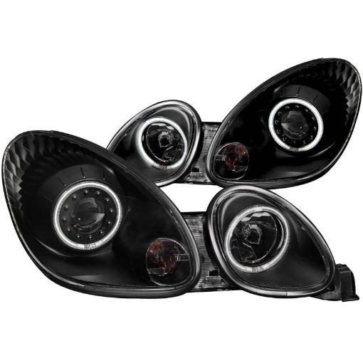 Picture of ANZO 1998 - 2005 Lexus Gs300 Projector Headlights w Halo Black