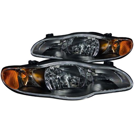 Picture of ANZO 2000 - 2005 Chevrolet Monte Carlo Crystal Headlights Black