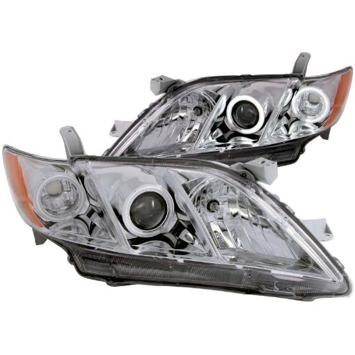 Picture of ANZO 2007 - 2009 Toyota Camry Projector Headlights w Halo Chrome