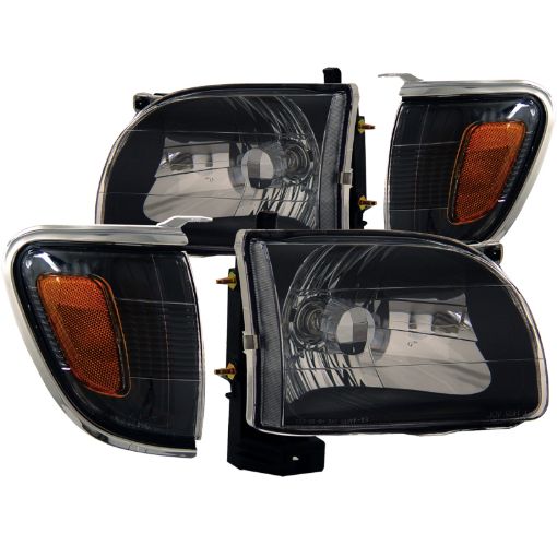 Picture of ANZO 2001 - 2004 Toyota Tacoma Crystal Headlights Black