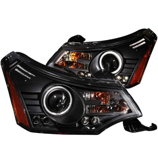 Picture of ANZO 2008 - 2011 Ford Focus Projector Headlights Black