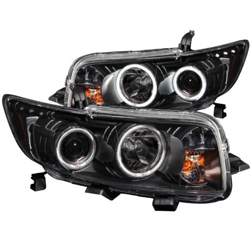 Picture of ANZO 2008 - 2010 Scion Xb Projector Headlights w Halo Black