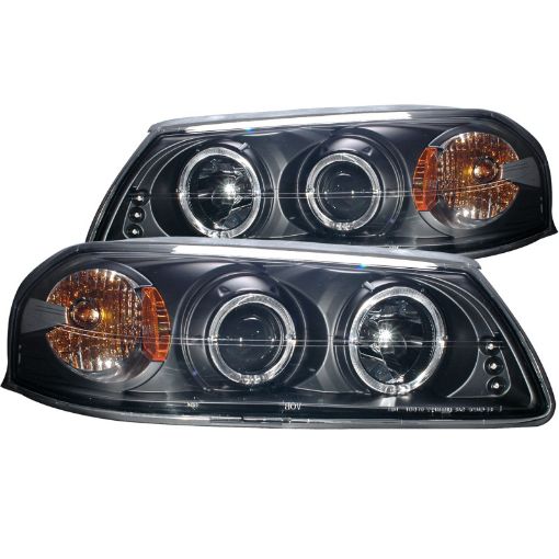 Picture of ANZO 2000 - 2005 Chevrolet Impala Projector Headlights w Halo Black