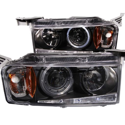 Picture of ANZO 2004 - 2007 Scion Xb Projector Headlights w Halo Black G2