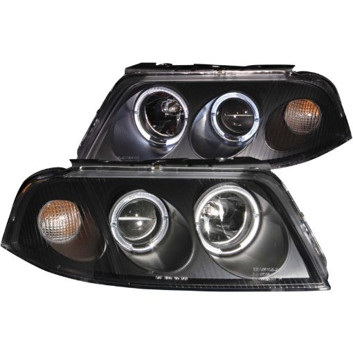 Picture of ANZO 2001 - 2005 Volkswagen Passat Projector Headlights w Halo Black